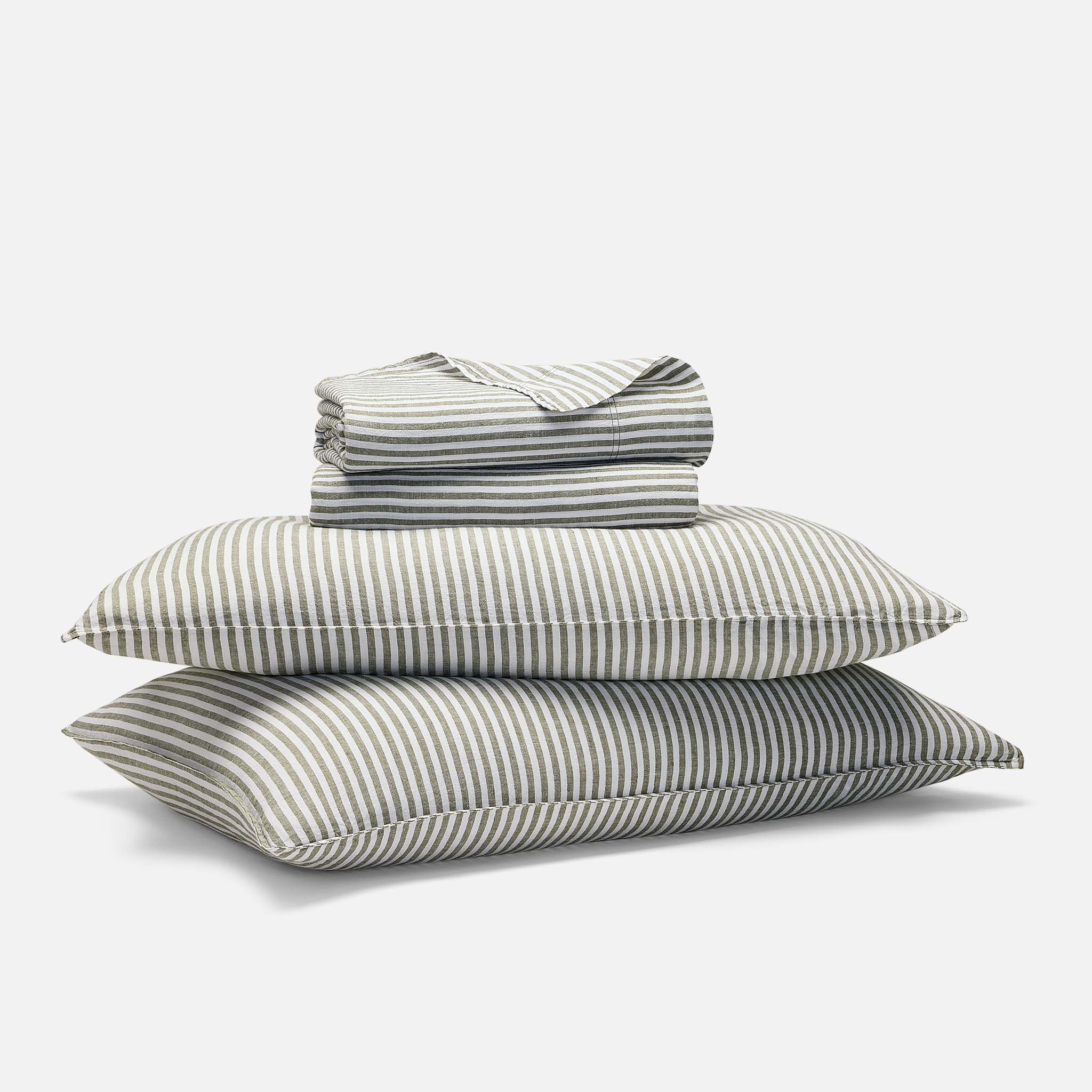 Washed European Linen Core Sheet Set P4