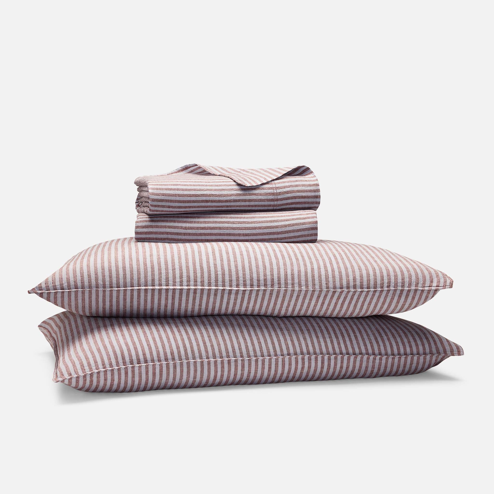 Washed European Linen Core Sheet Set P4
