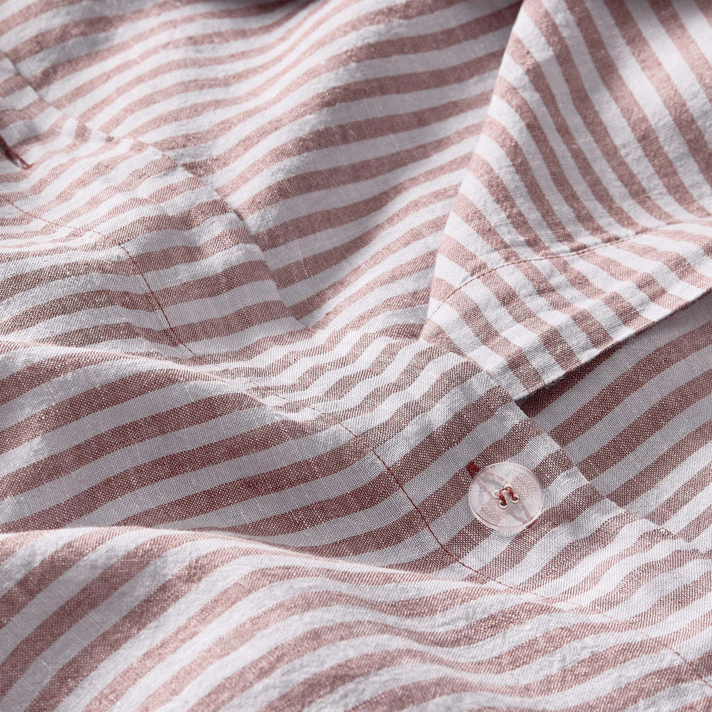 Washed European Linen Duvet Set Q0
