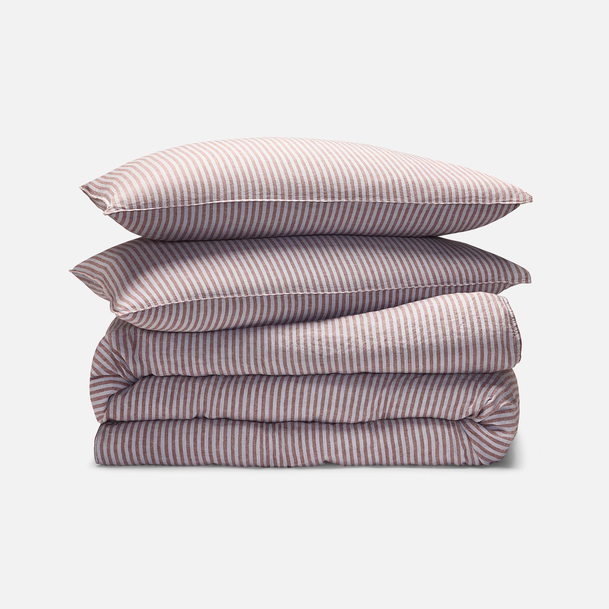 Washed European Linen Duvet Set Q0