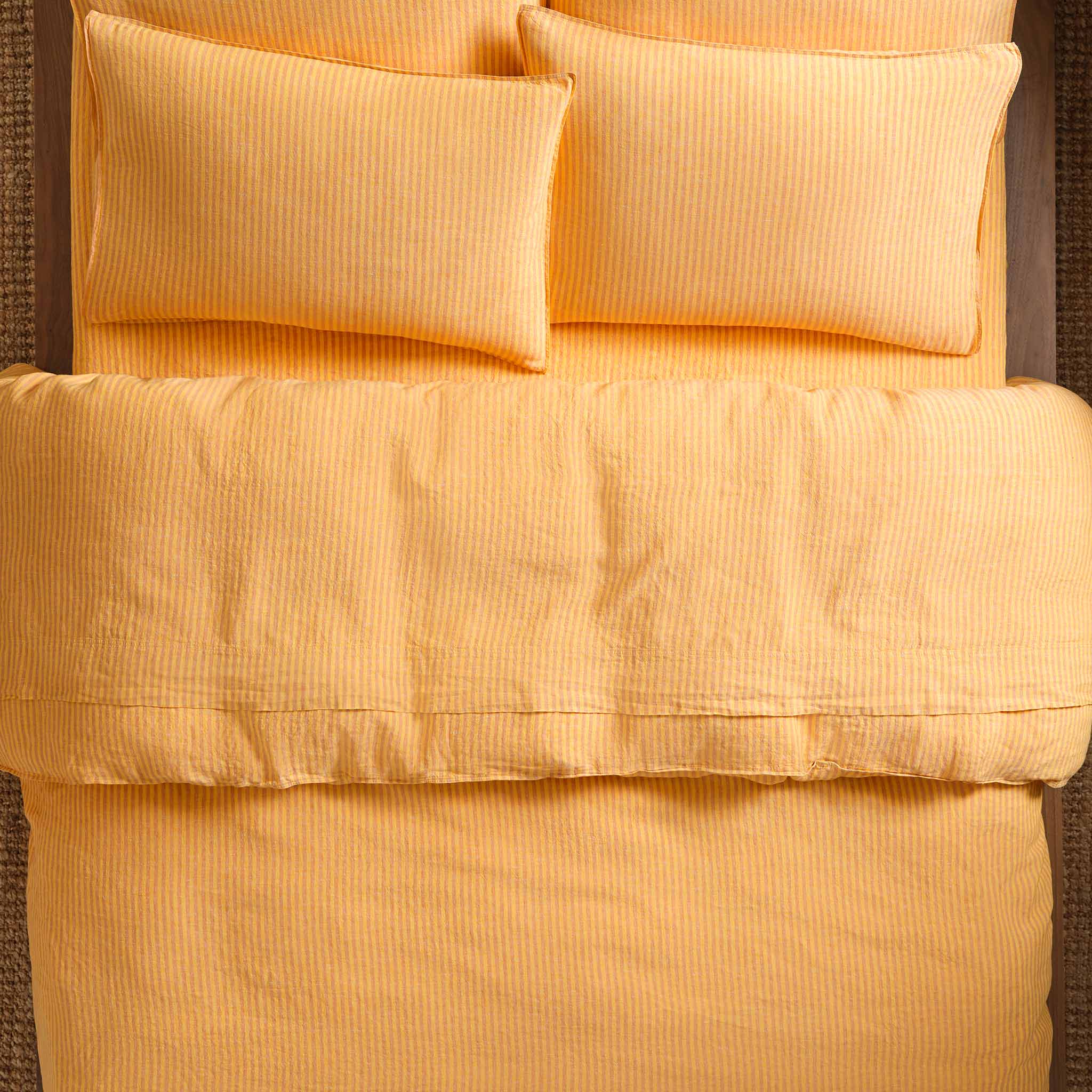 Washed European Linen Core Sheet Set P4