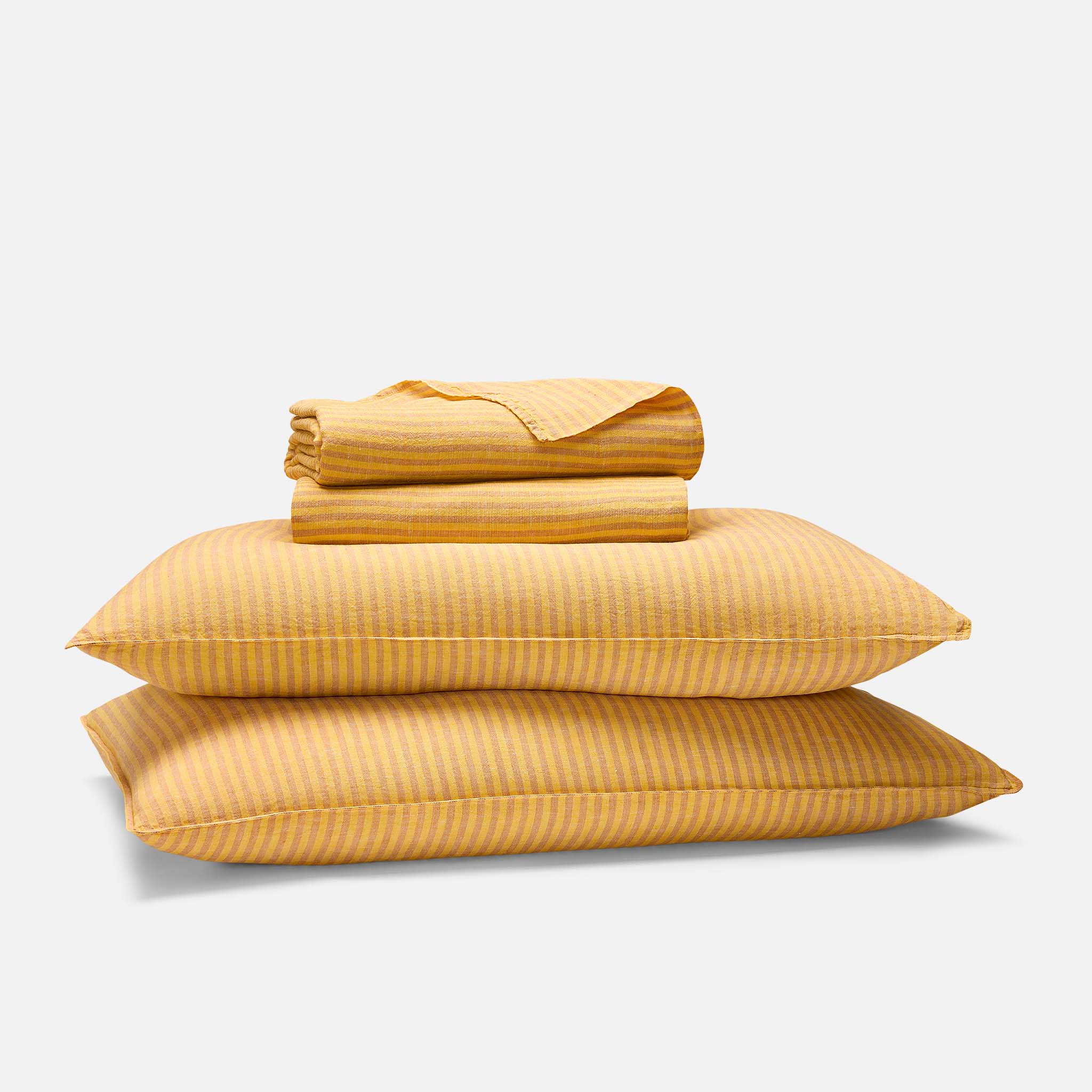 Washed European Linen Core Sheet Set P4