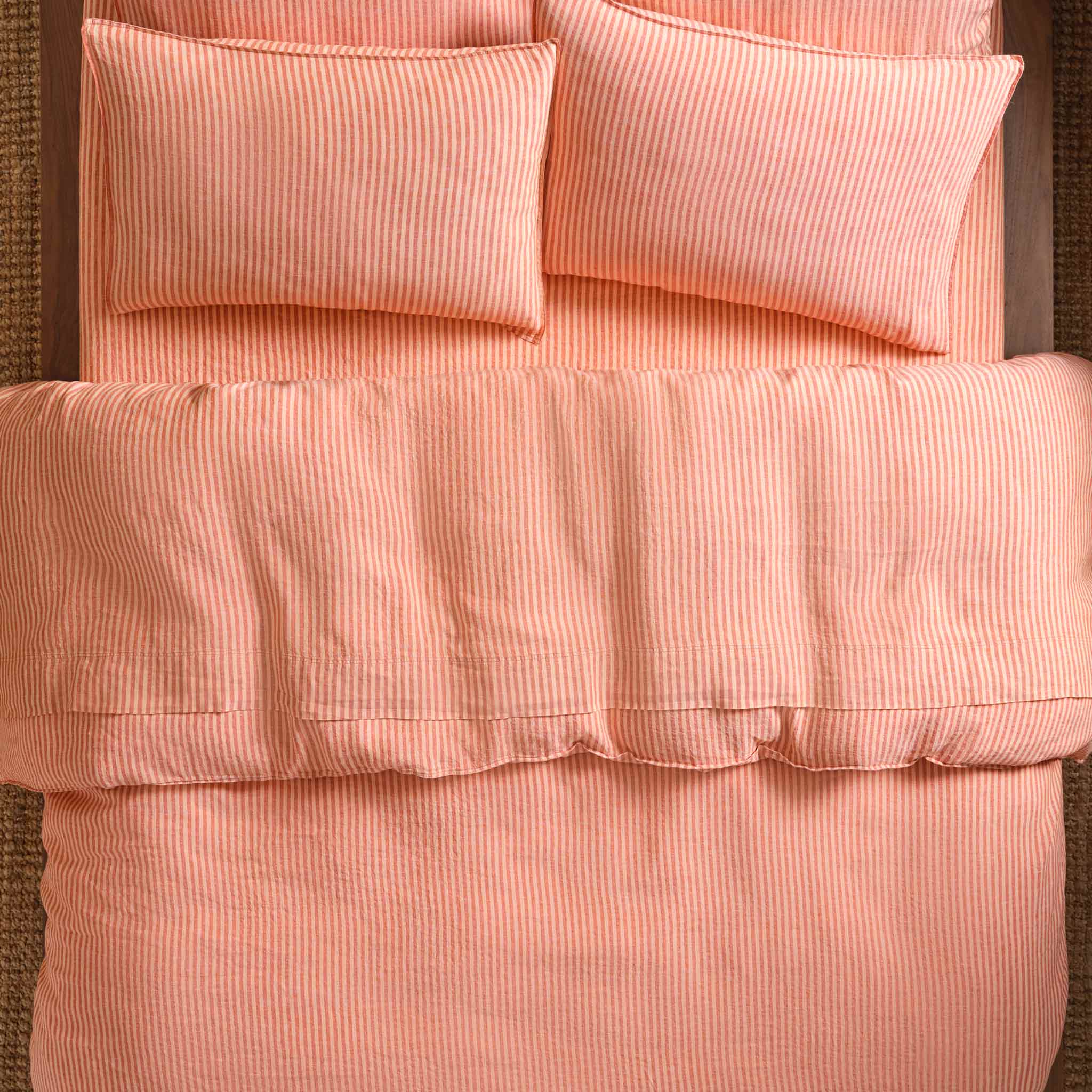 Washed European Linen Core Sheet Set P4