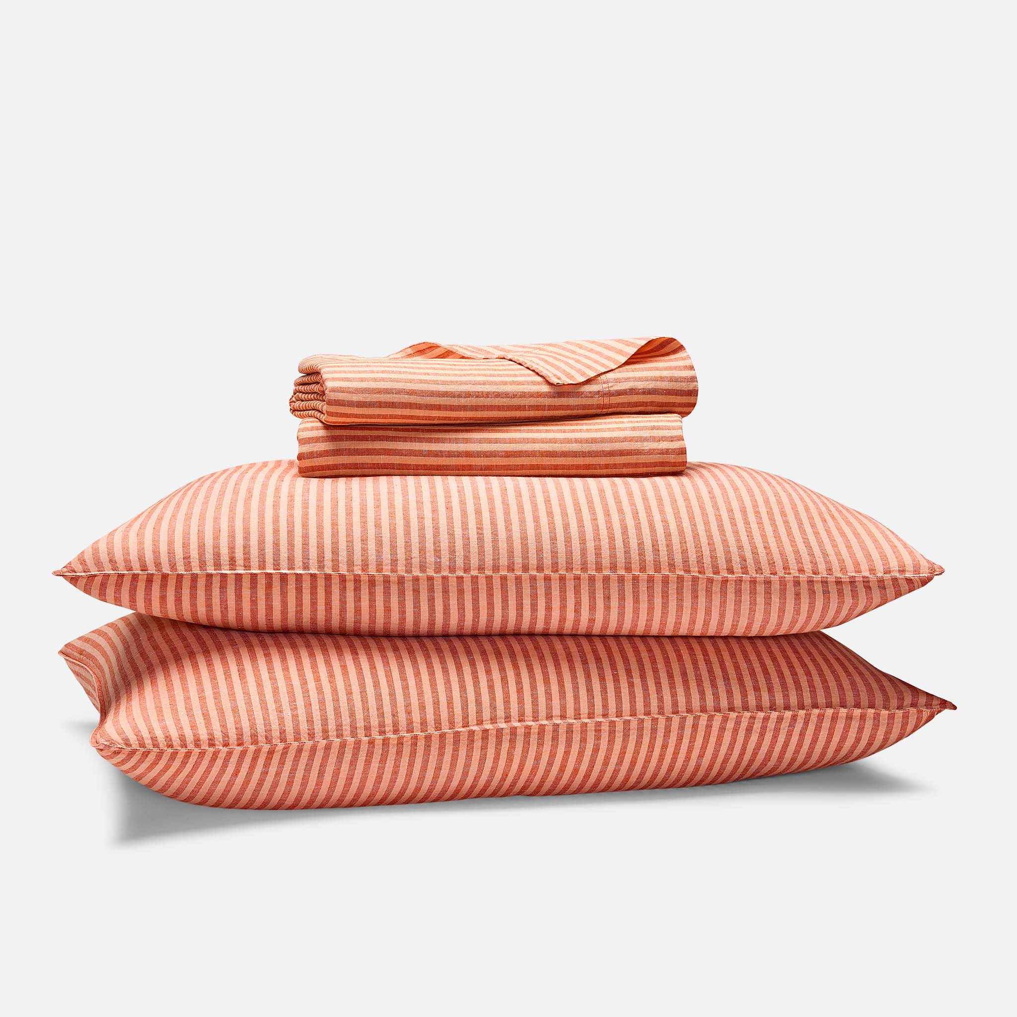 Washed European Linen Core Sheet Set P4