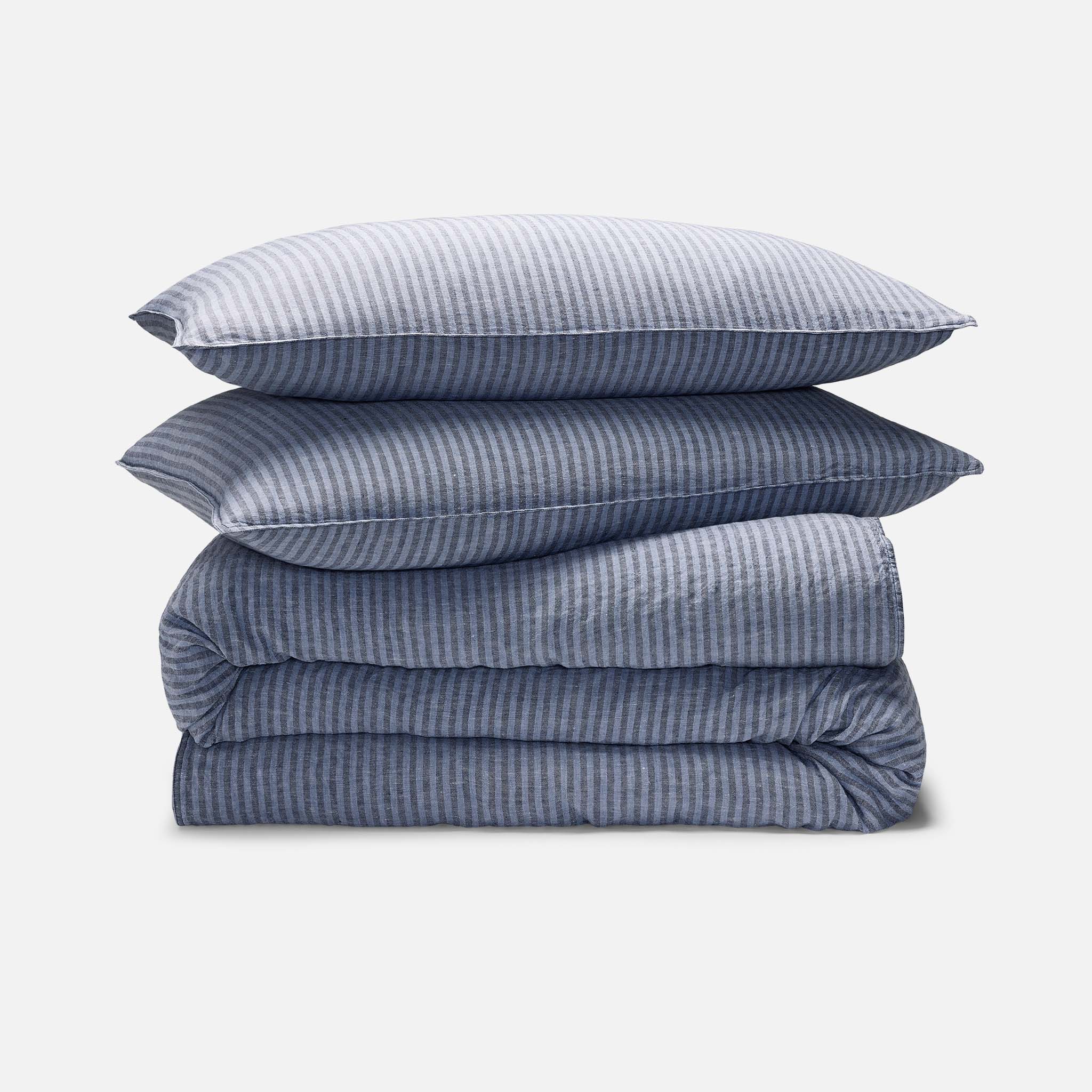Washed European Linen Duvet Set Q0