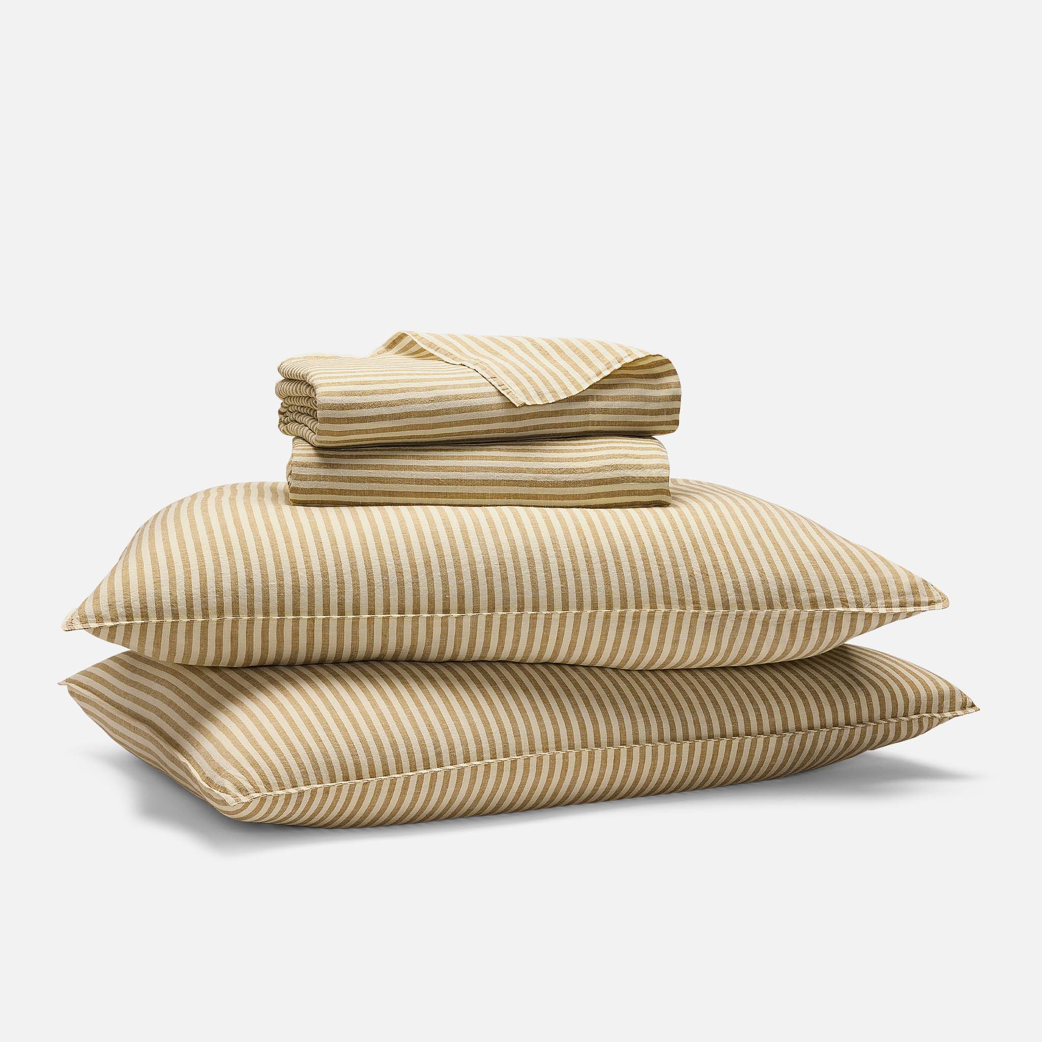 Washed European Linen Core Sheet Set P4