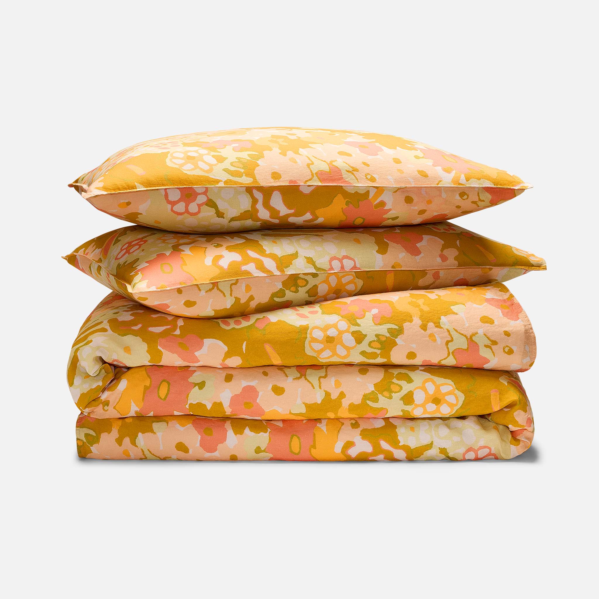 Washed European Linen Duvet Set Q0