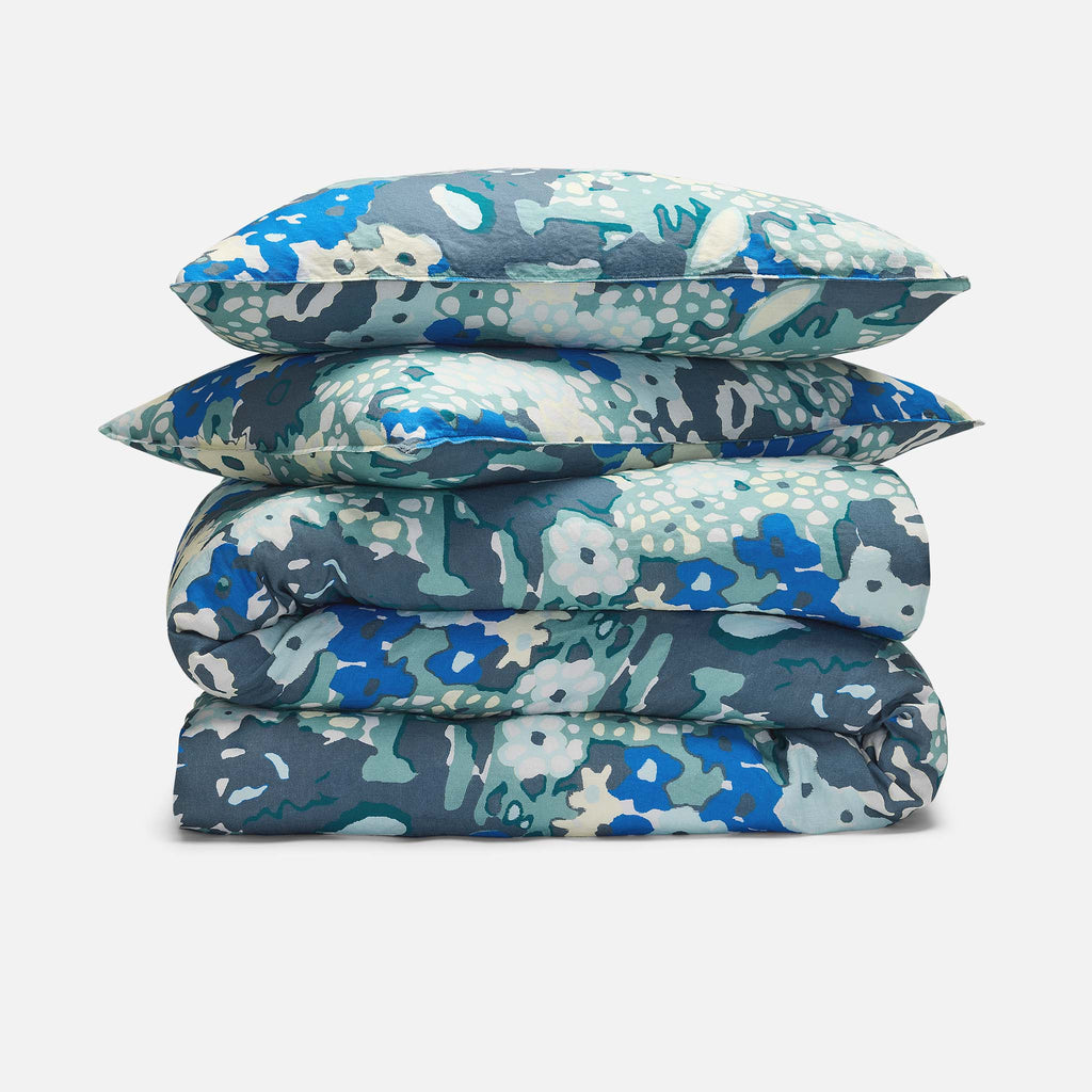 Washed European Linen Duvet Set Q0