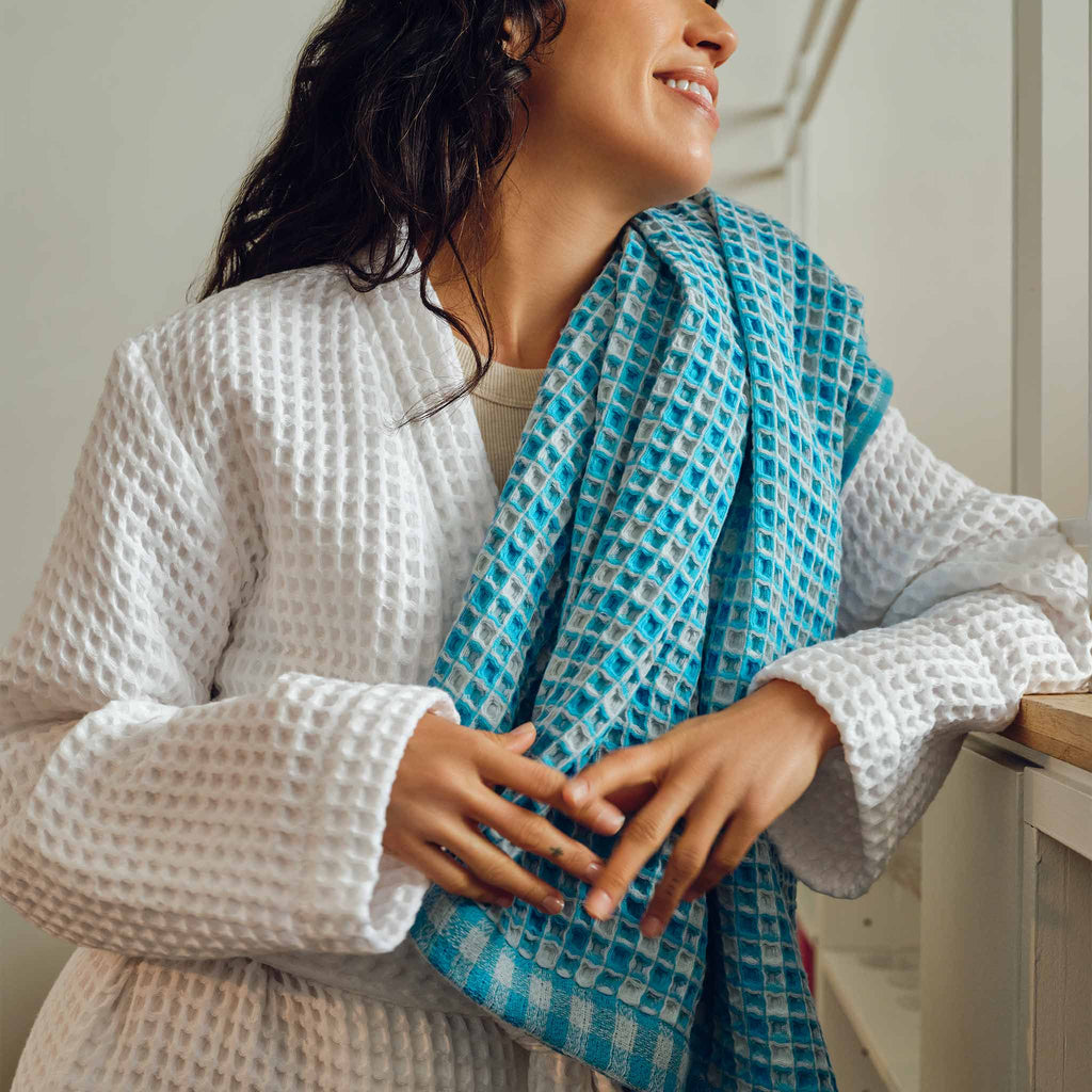 Dreamweave Waffle Bath Towels Set of 2 V4