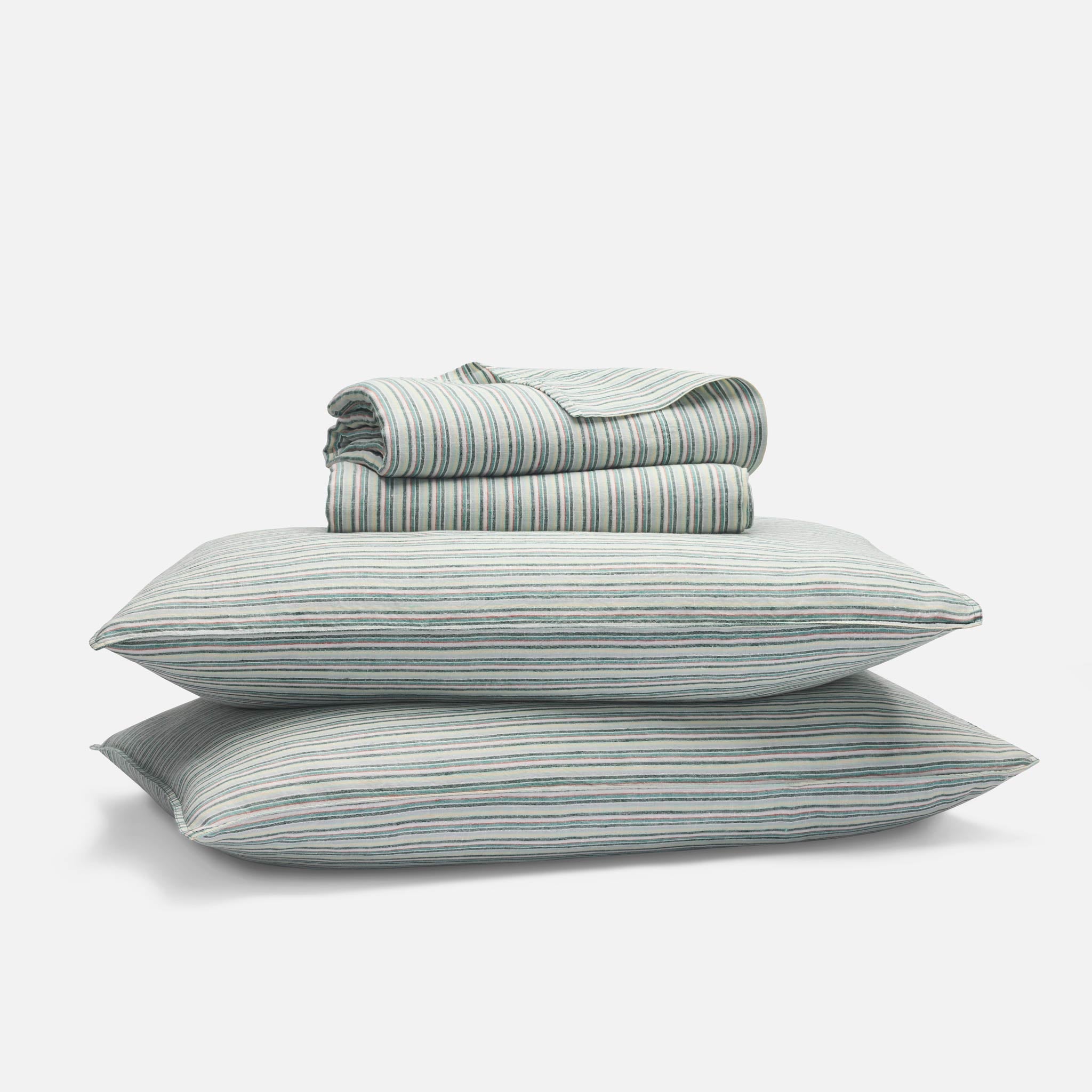 Washed European Linen Core Sheet Set P4