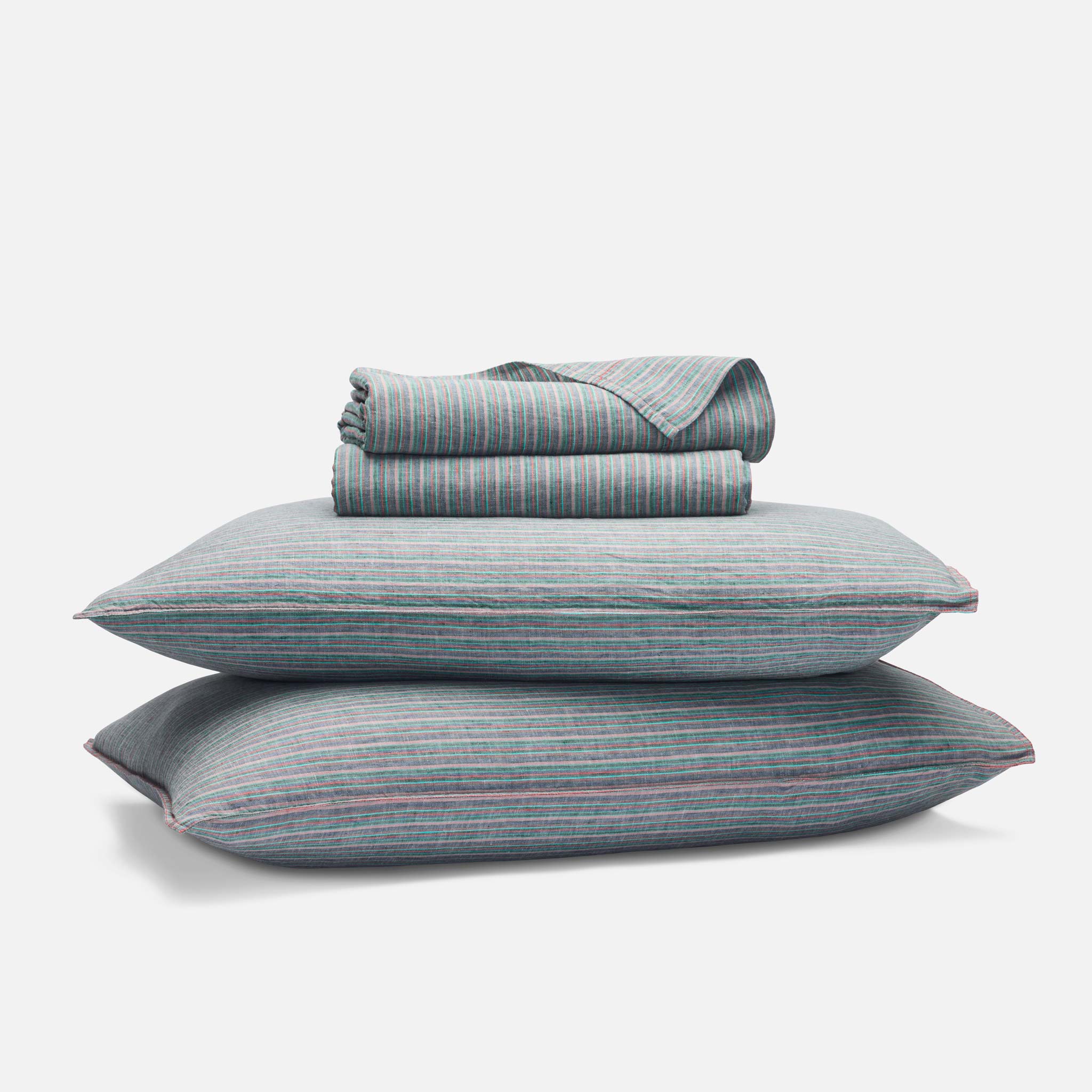 Washed European Linen Core Sheet Set P4