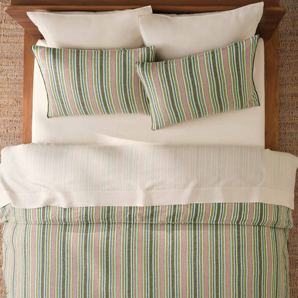 Washed European Linen Duvet Set Q0