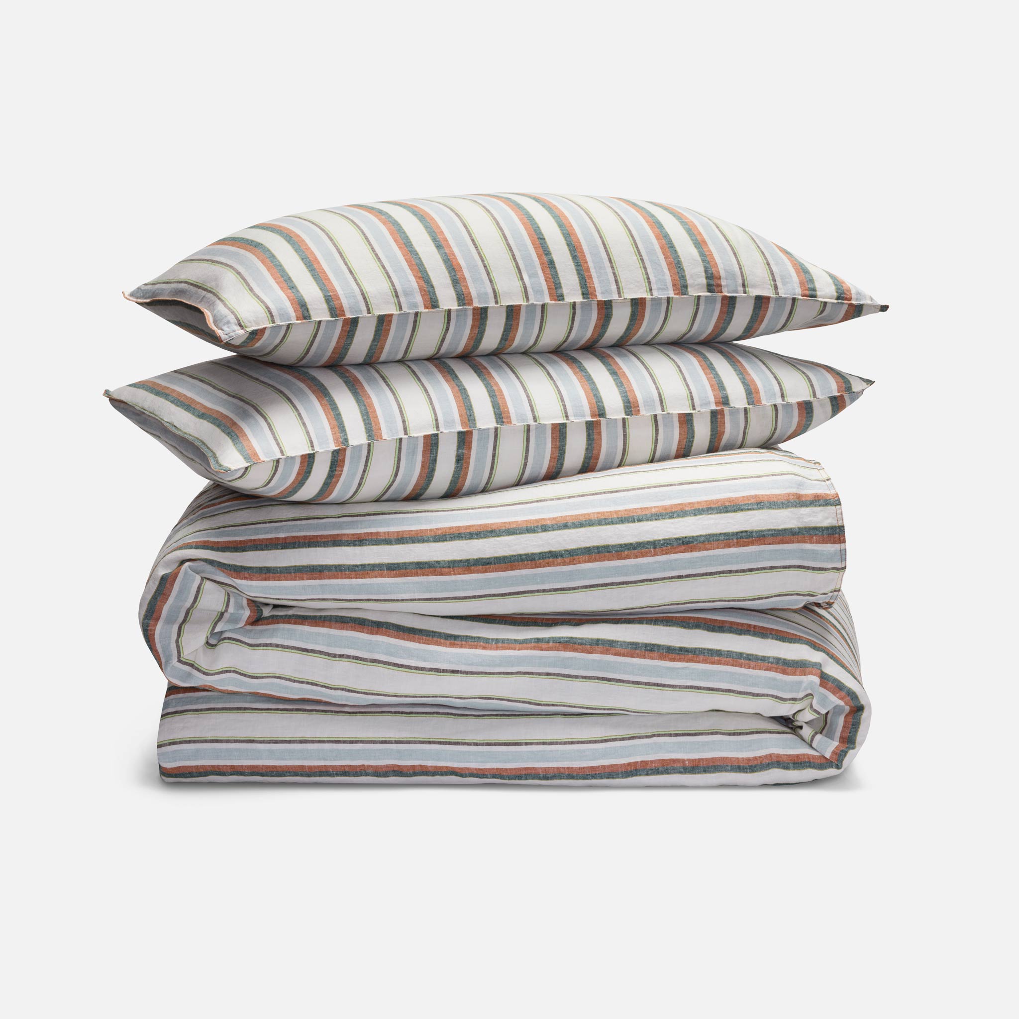 Washed European Linen Duvet Set Q0