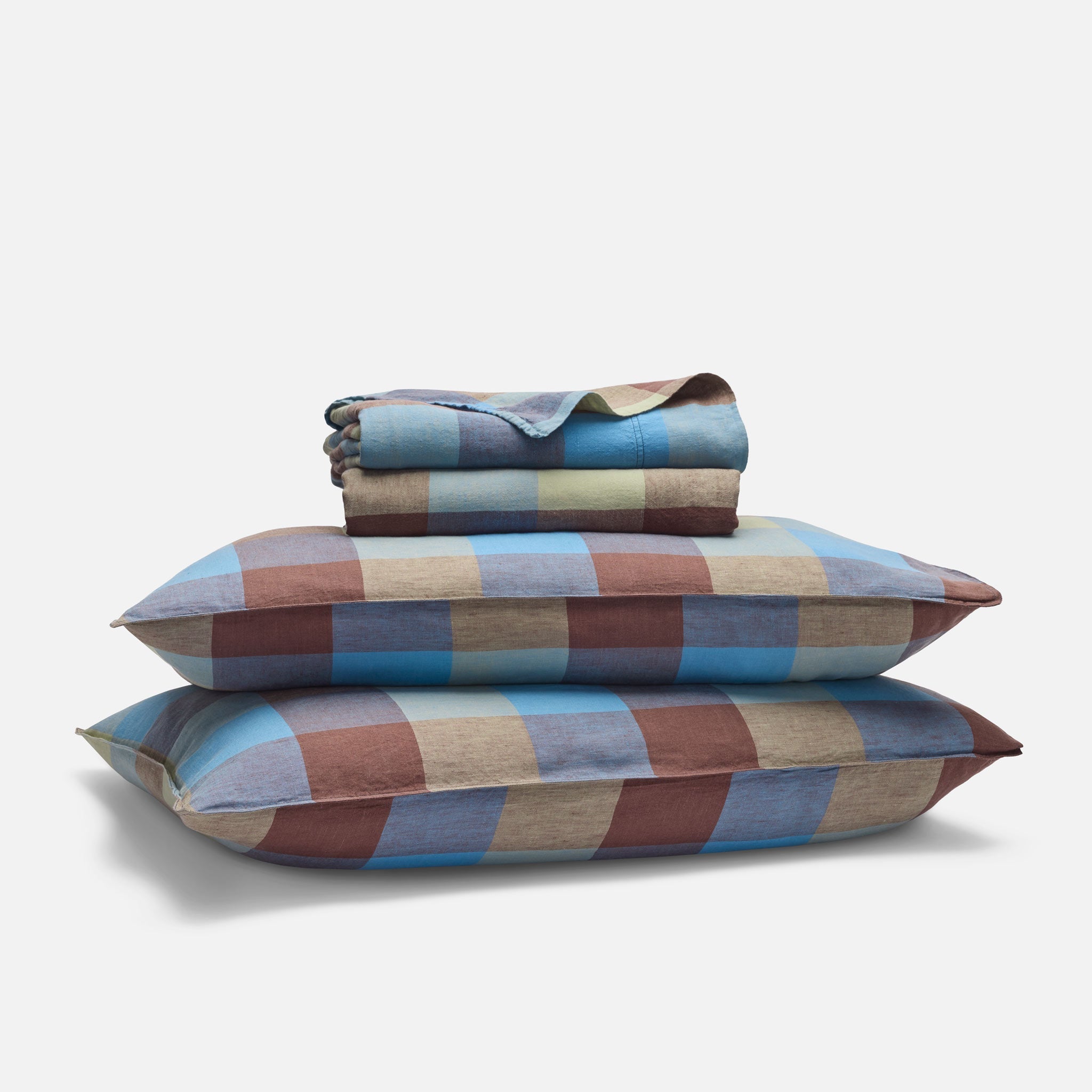 Washed European Linen Core Sheet Set P4