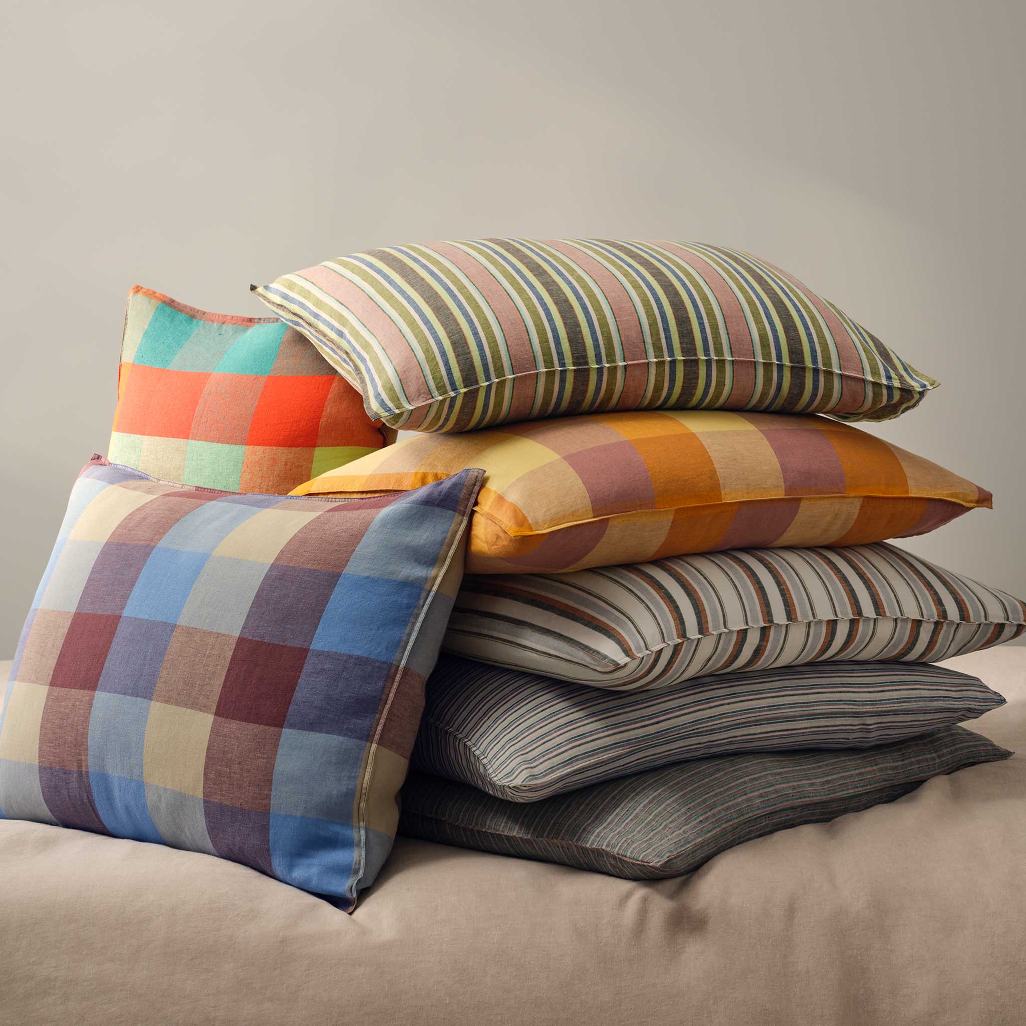 Washed European Linen Duvet Set Q0